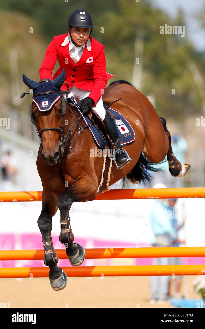 Incheon, South Korea. 30th Sep, 2014. Satoshi Hirao (JPN) Equestrian ...
