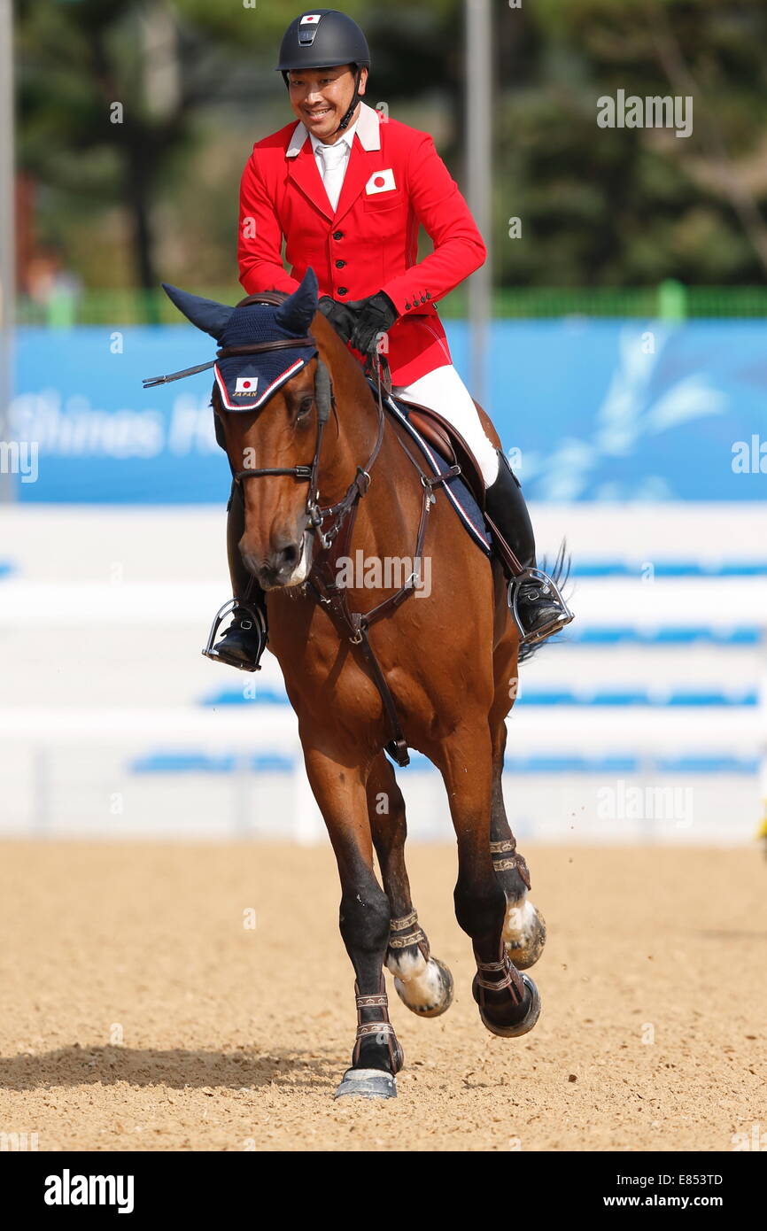Incheon, South Korea. 30th Sep, 2014. Satoshi Hirao (JPN) Equestrian ...