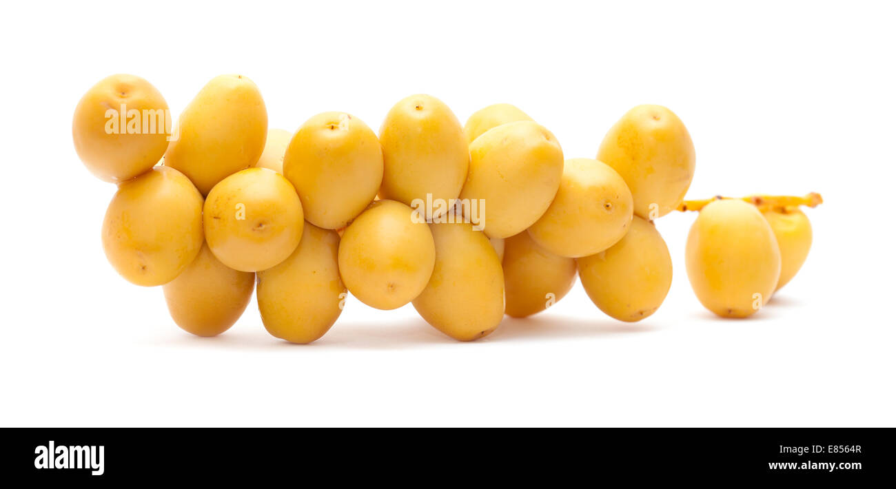 fresh undried date fruit isolated on white Stock Photo Alamy