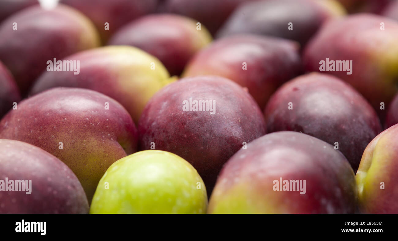 food background of fresh raw olives Stock Photo
