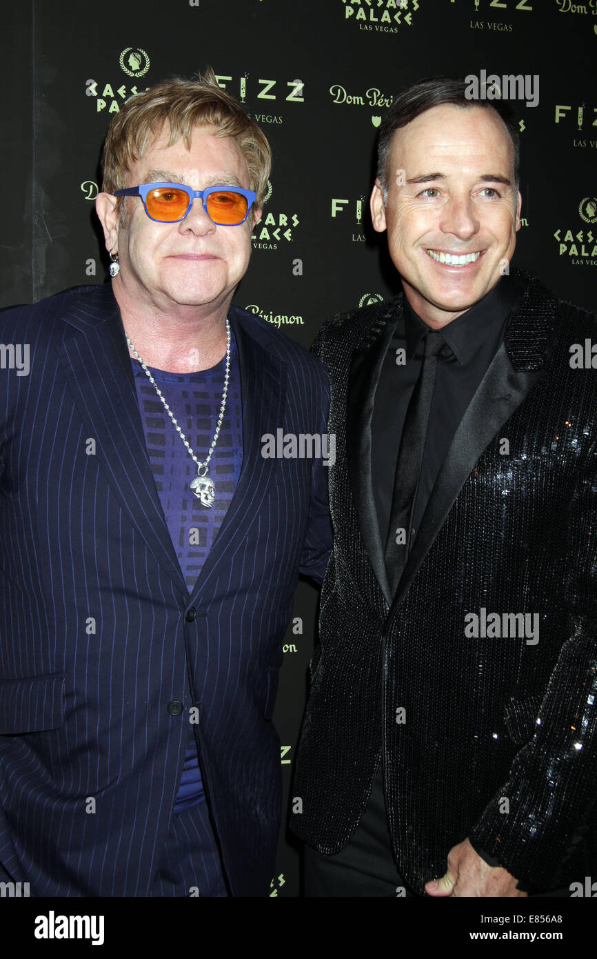 FIZZ Las Vegas grand opening and Elton John's birthday party at Caesars