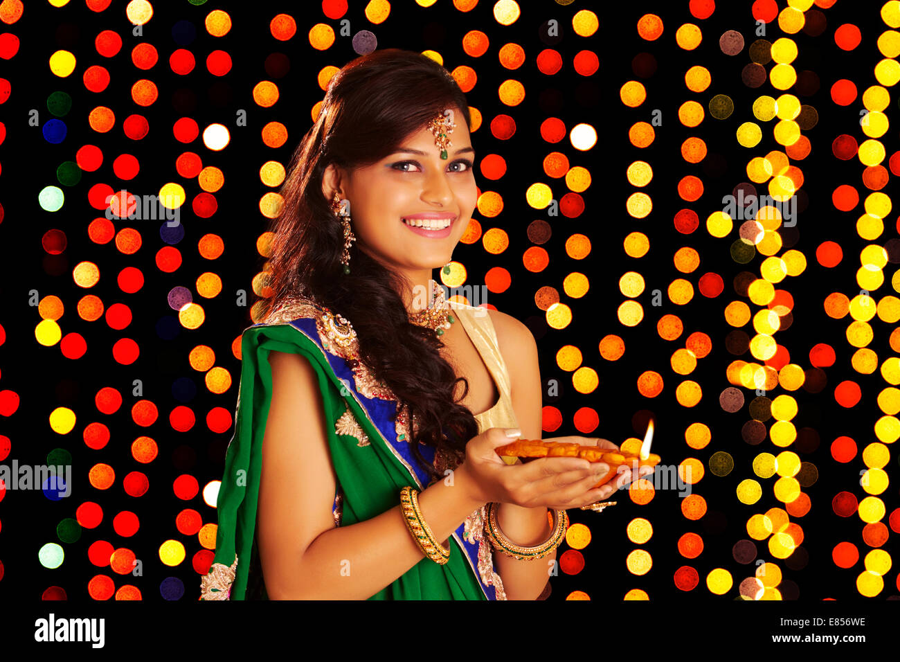 File:An indian girl celebrating of diwali Harshada T Kamble.jpg - Wikimedia  Commons