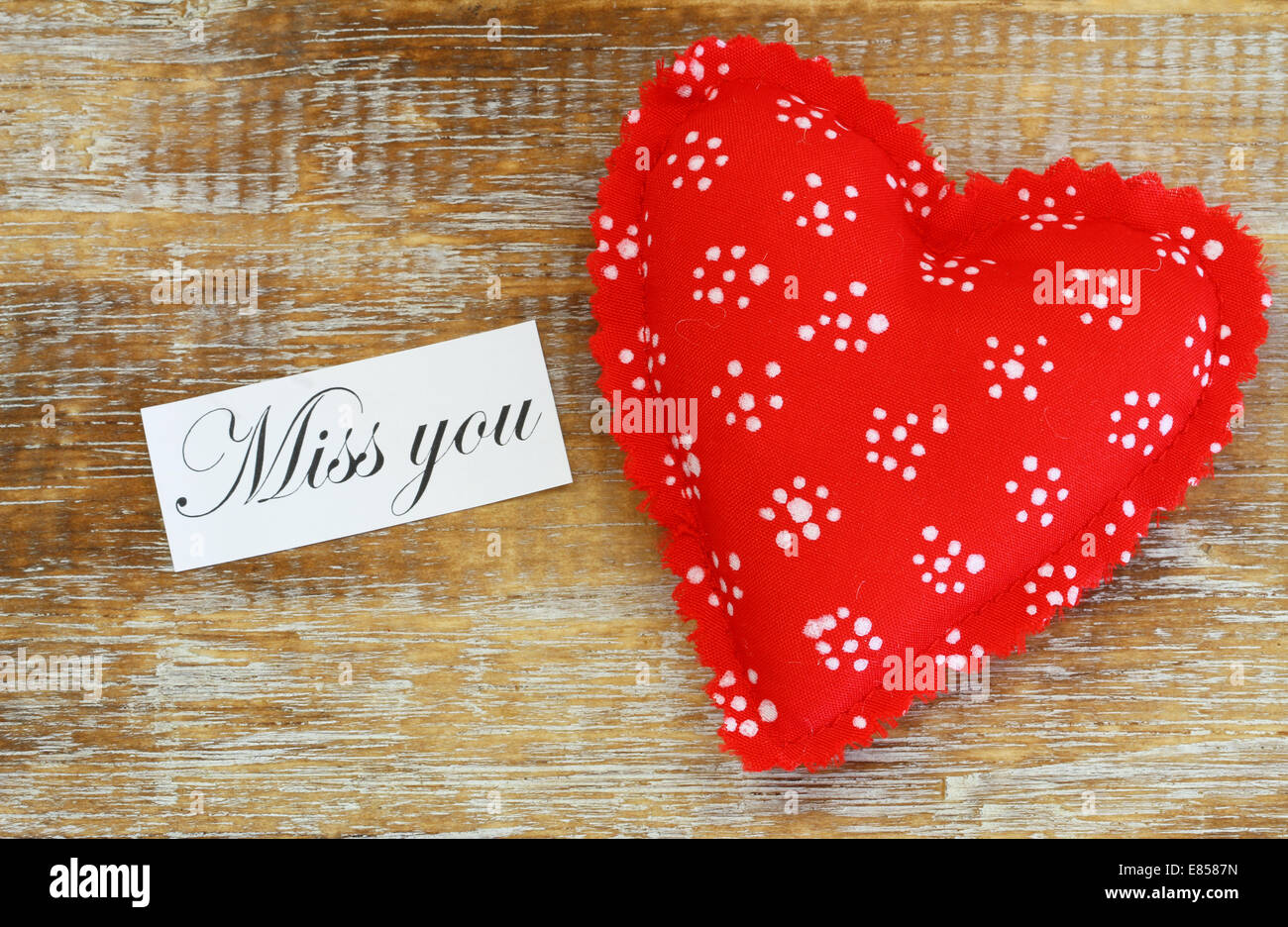 Miss you card hi-res stock photography and images - Alamy