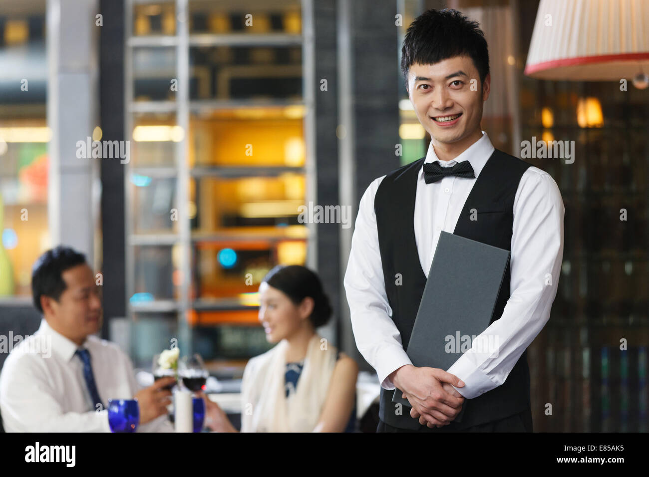 Portrait of hotel service staff Stock Photo