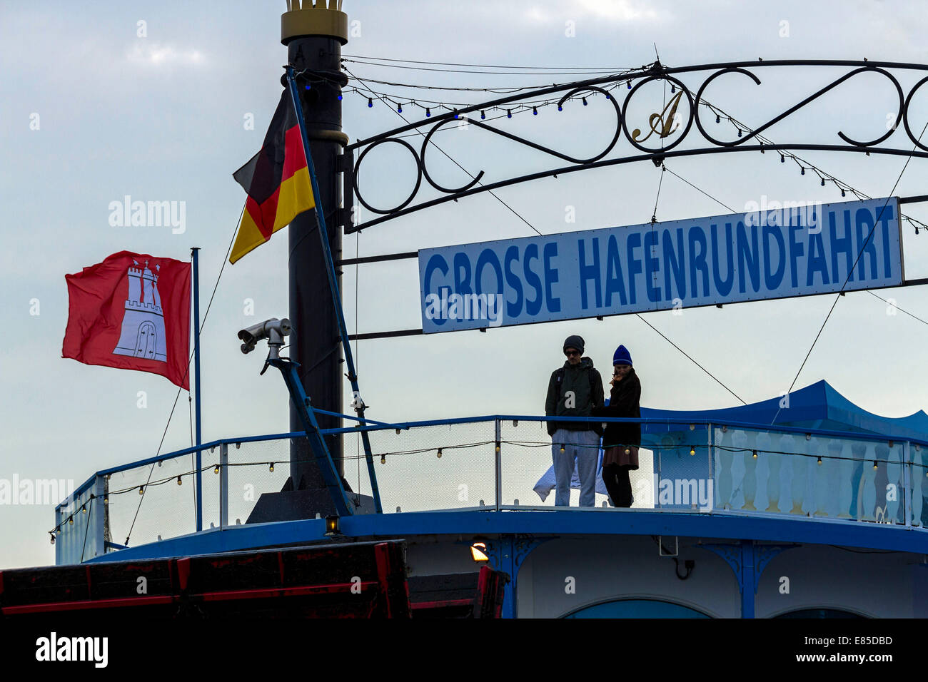 Tourists standing on a boat deck hi-res stock photography and images ...