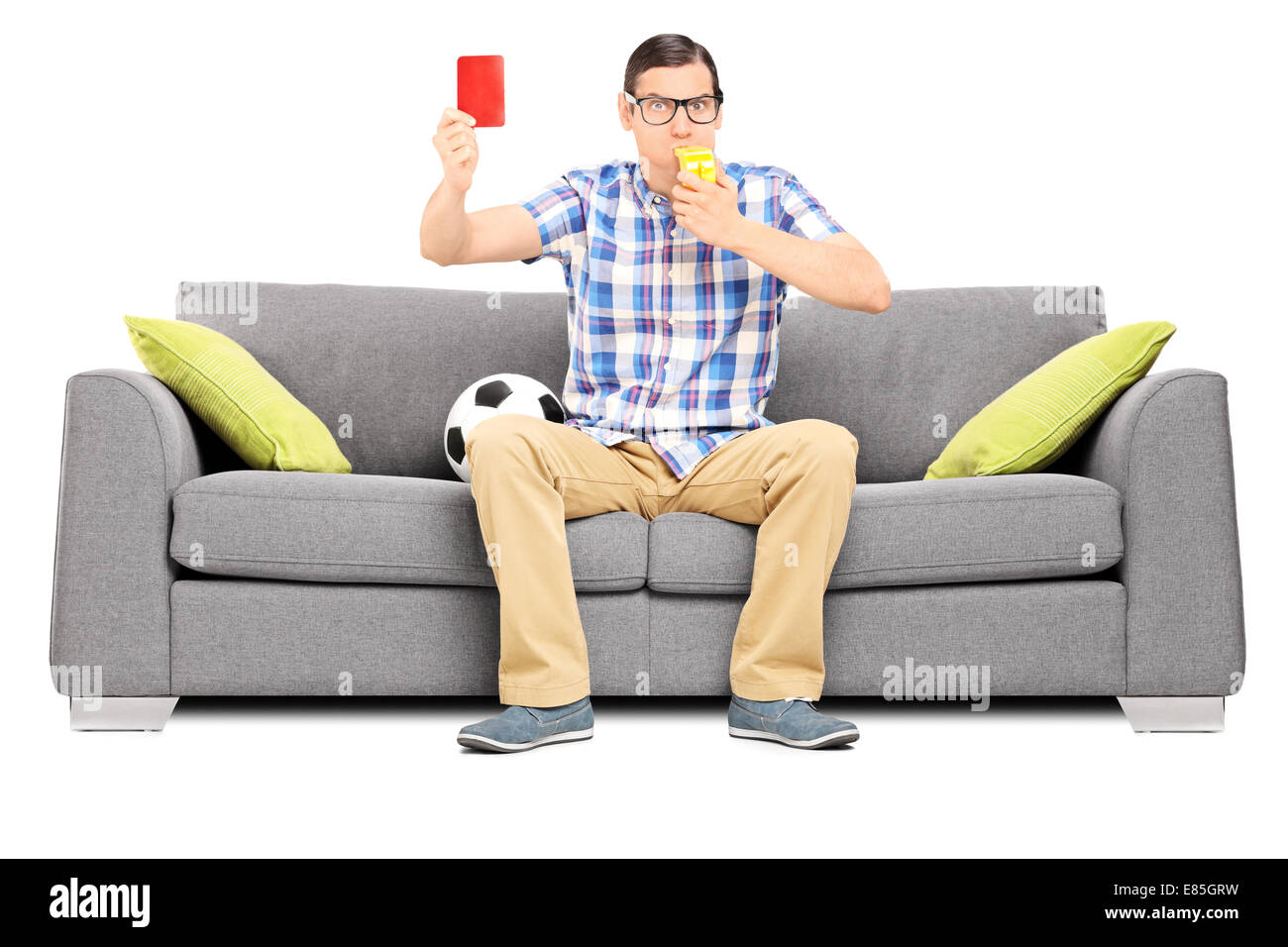 Red Card Football High Resolution Stock Photography and Images - Alamy