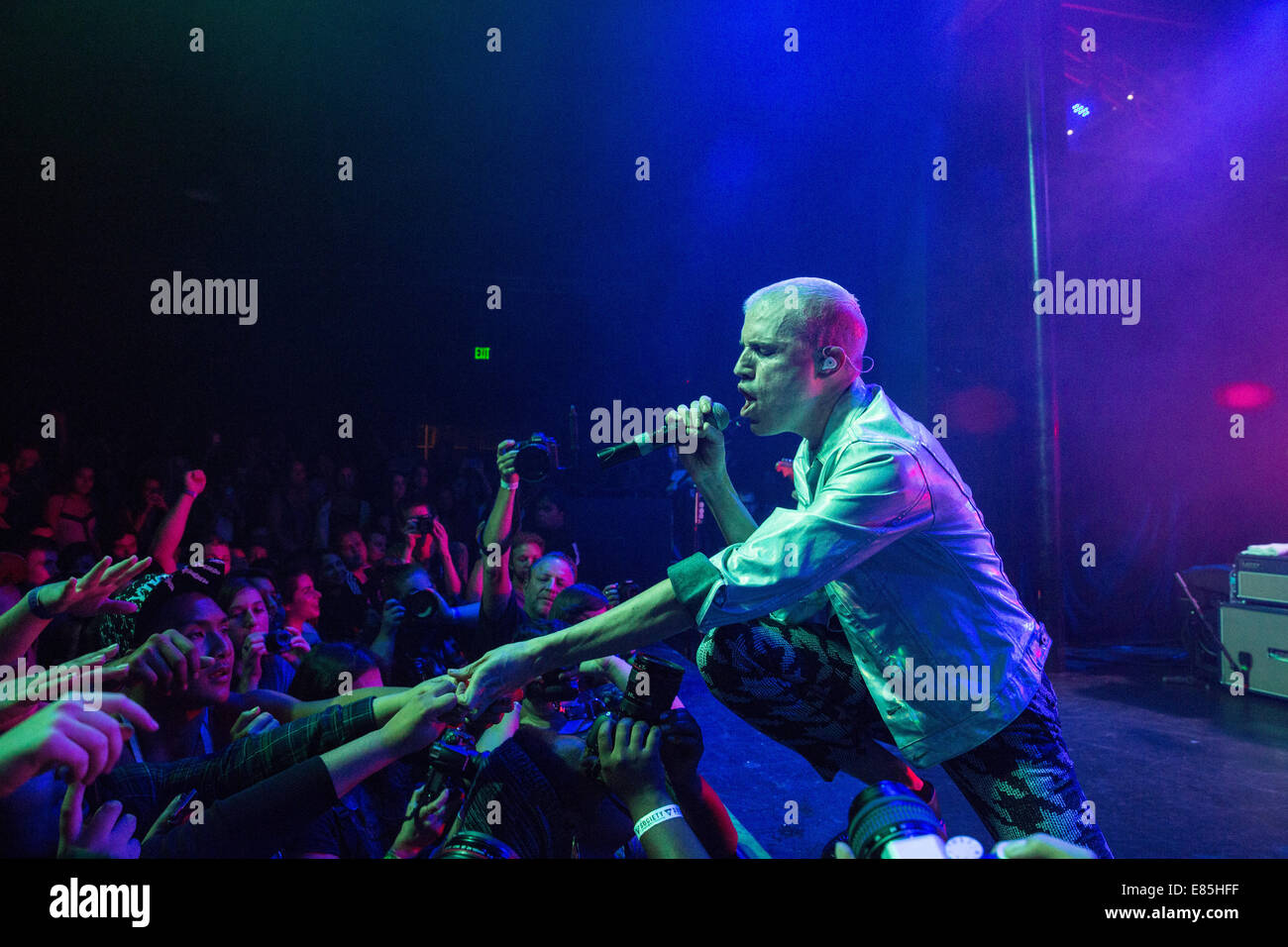 Santa Ana, CA, USA. 30th Sept, 2014. Neon Trees at the Observatory in