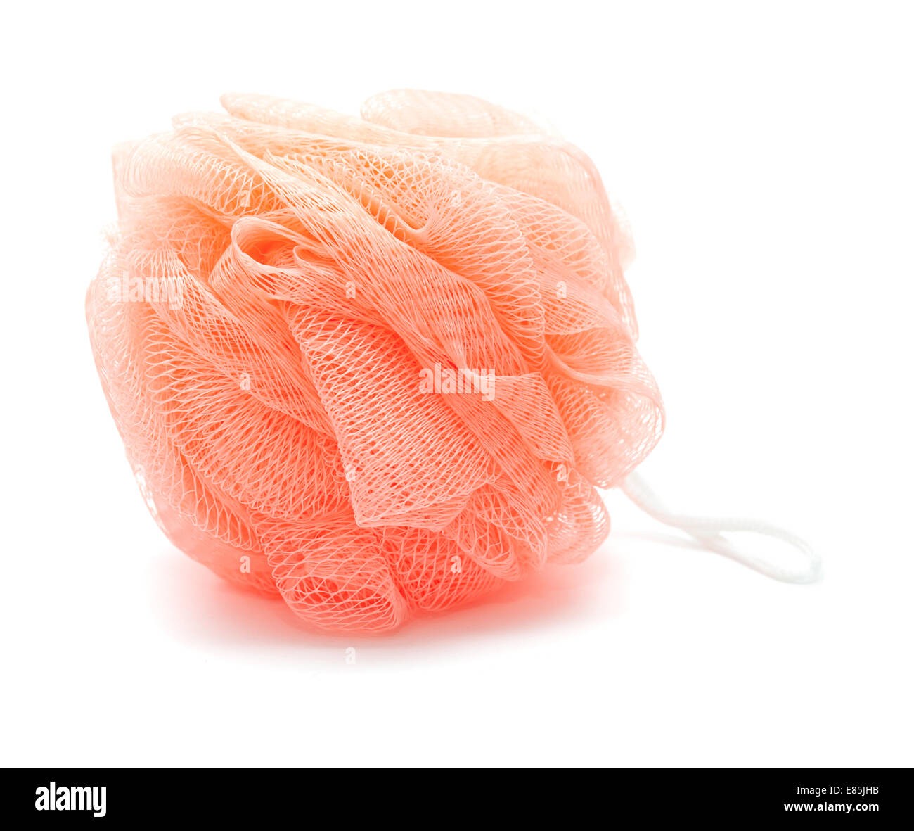 Puff Shower sponge isolated on white background Stock Photo Alamy