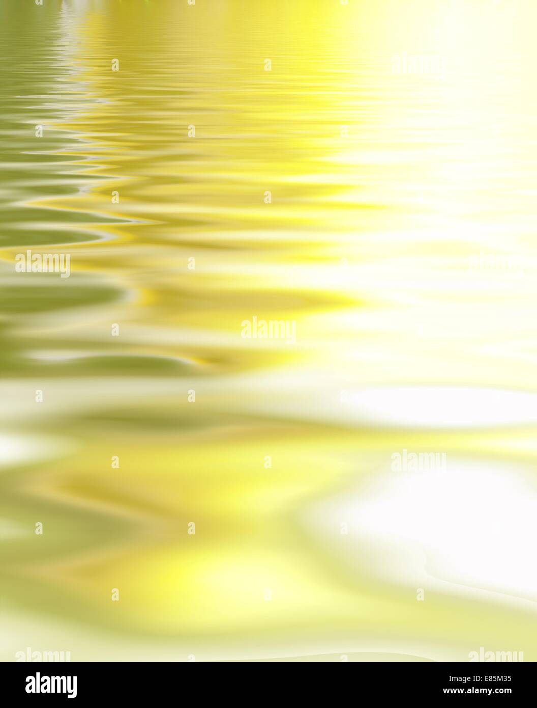 yellow and green fluid background of water surface Stock Photo - Alamy