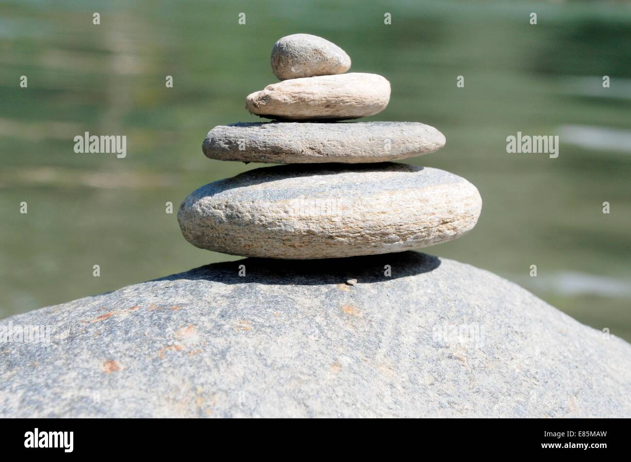 Stacked up rocks Stock Photo Alamy