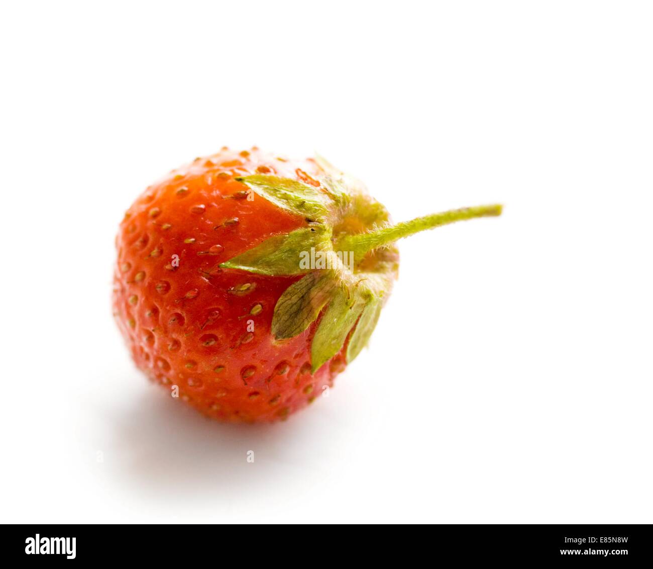Fresh red strawberry isolated on white background Stock Photo - Alamy
