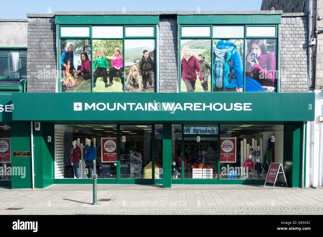 Mountain warehouse clothing hires stock photography and images Alamy