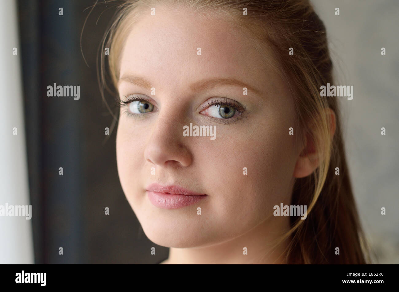 Close up view pretty woman hi-res stock photography and images - Alamy