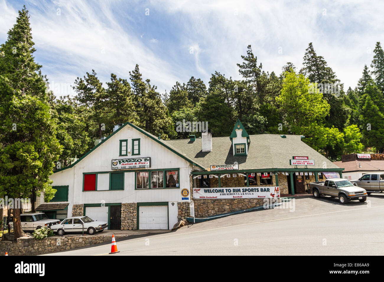 Crestline California Stock Photo Alamy