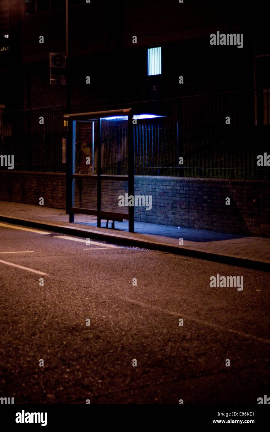 Empty bus shelter hi-res stock photography and images - Alamy
