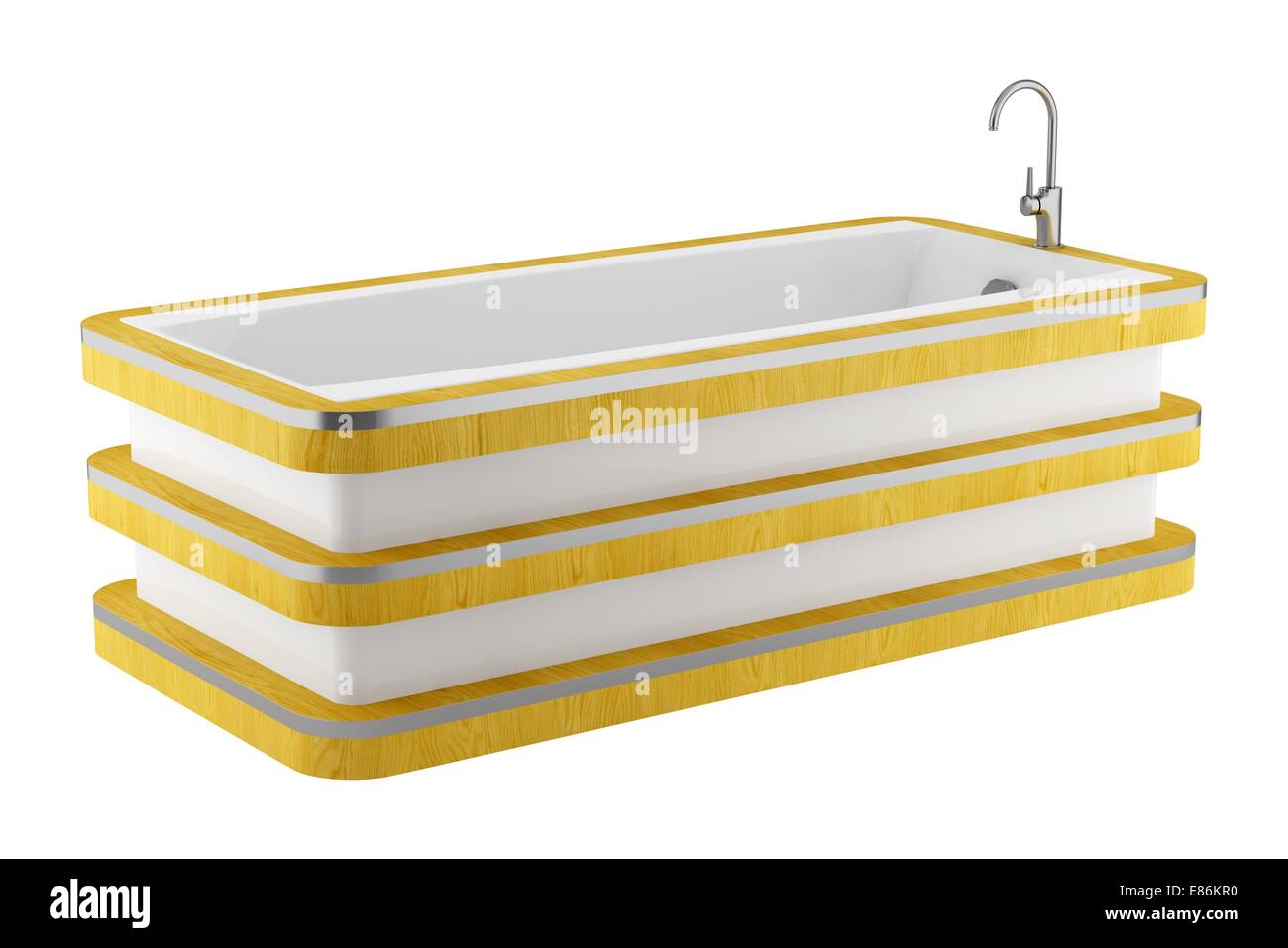 modern bathtub isolated on white background Stock Photo - Alamy