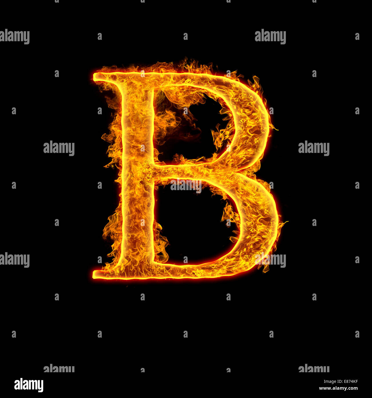 Christmas alphabet letter B isolated on white Stock Photo - Alamy