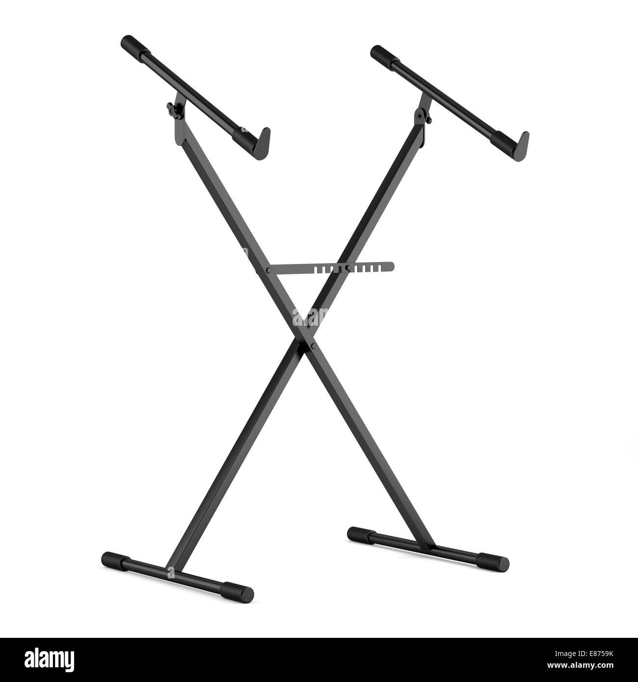 synthesizer stand isolated on white background Stock Photo Alamy