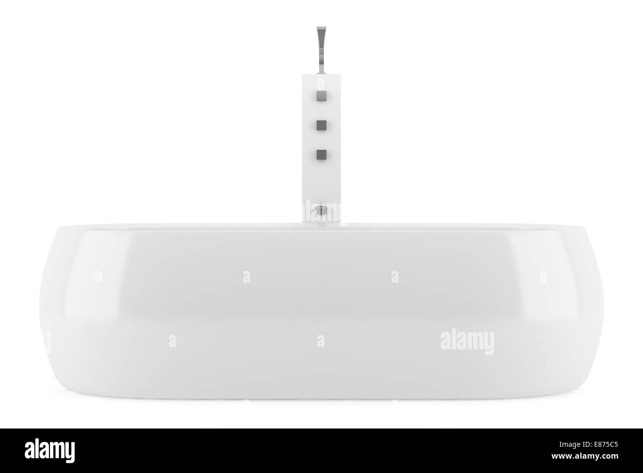 modern bathtub isolated on white background Stock Photo - Alamy