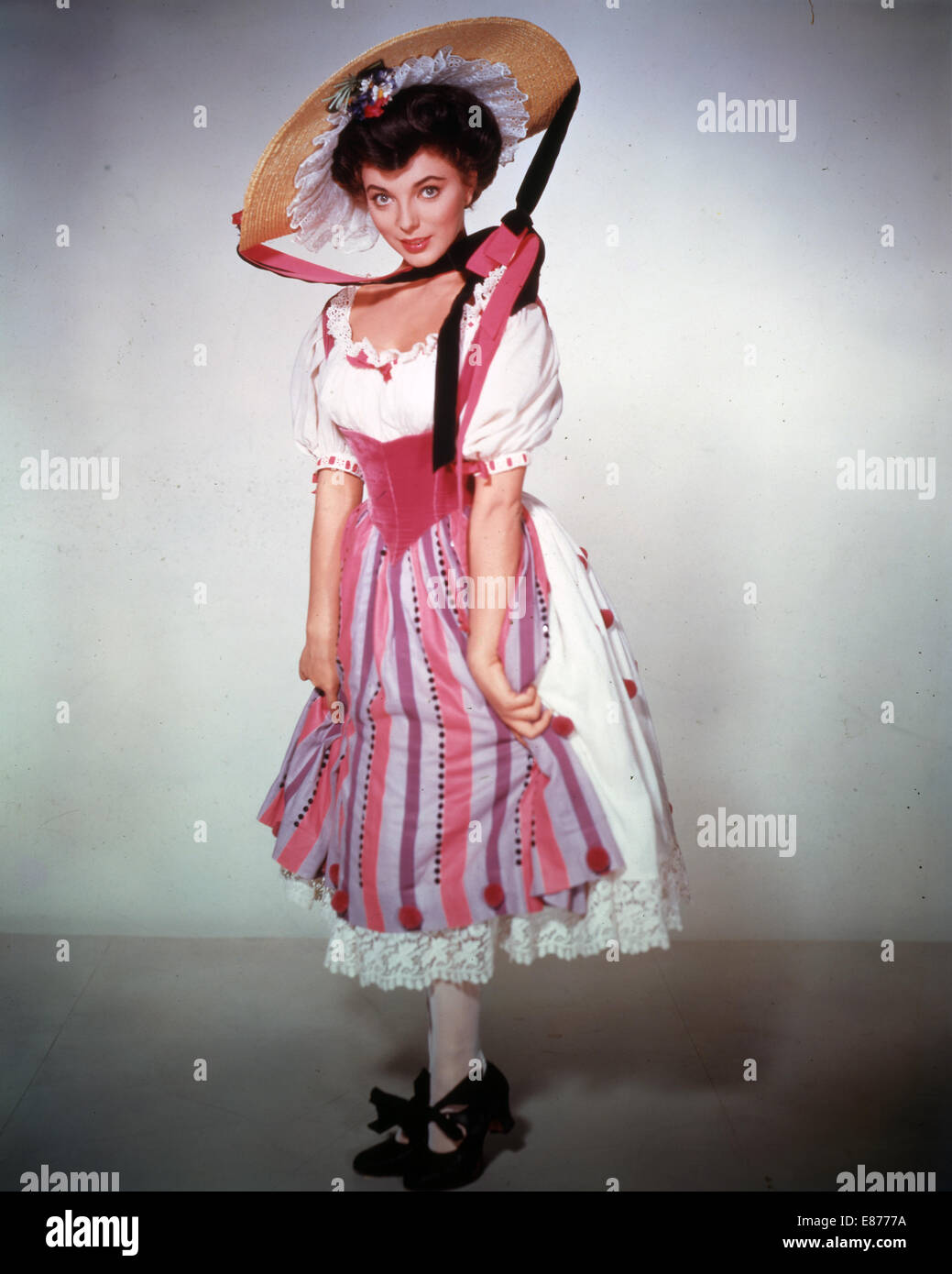GIRL IN THE RED VELVET SWING 1955 20th Century Fox film with Joan Collins Stock Photo