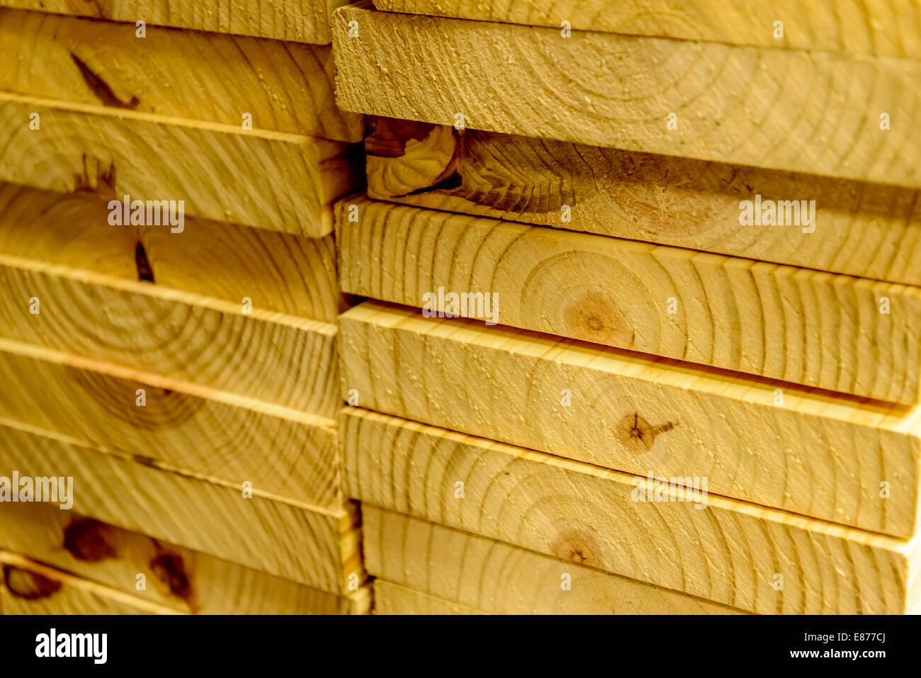 building supplies, stacked wood boards Stock Photo Alamy