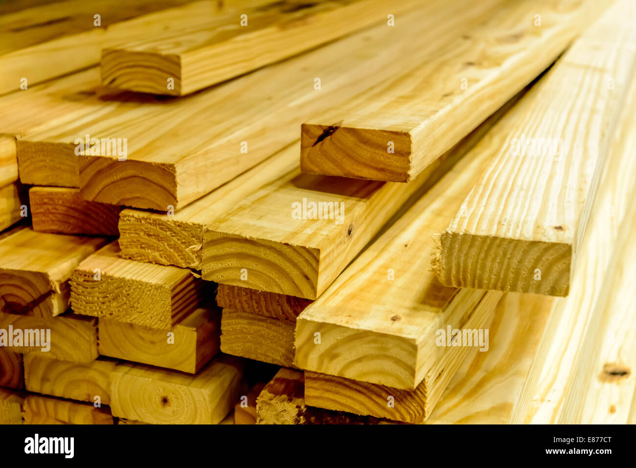 building supplies, stacked wood boards Stock Photo Alamy