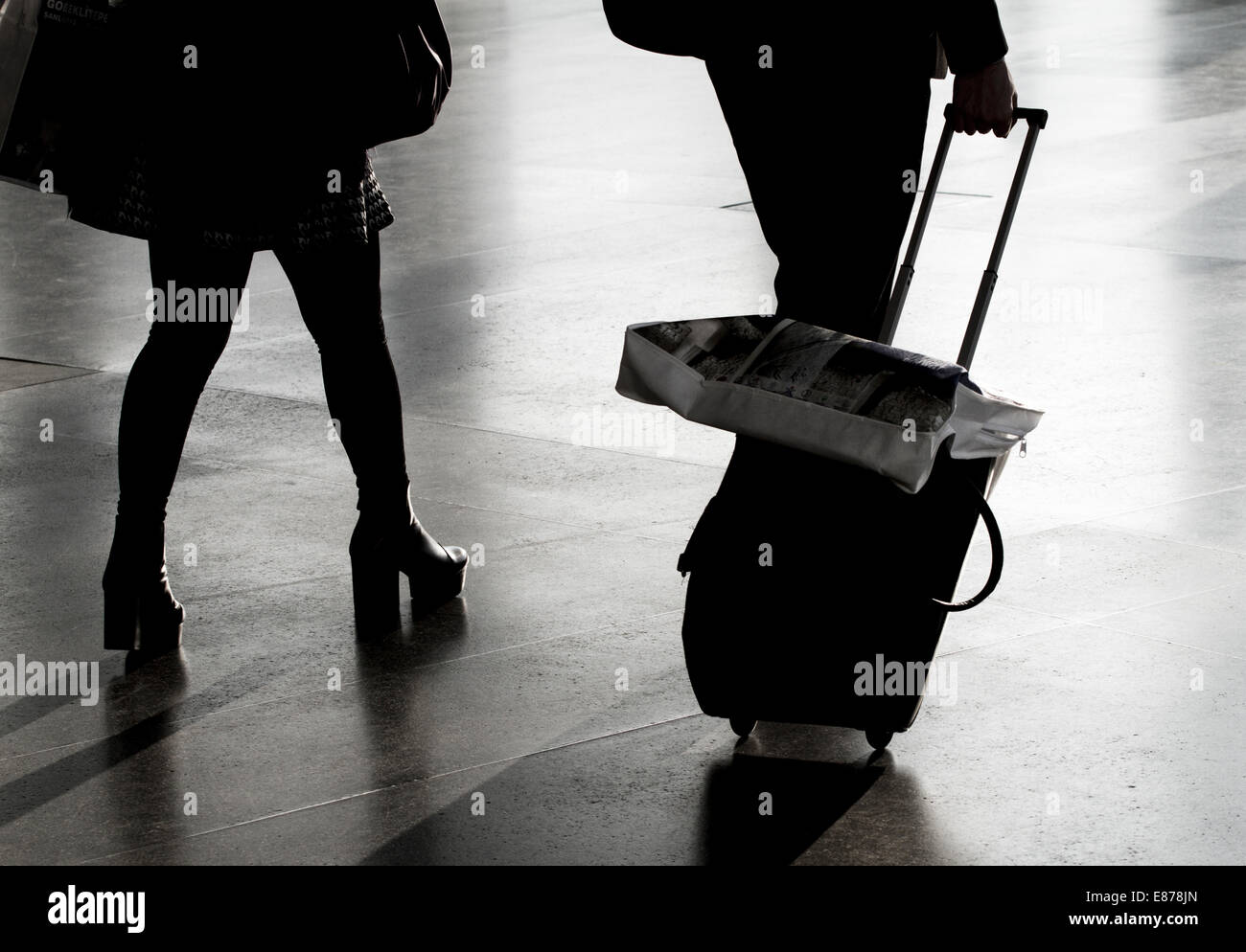 Wheeled trolly hi-res stock photography and images - Alamy