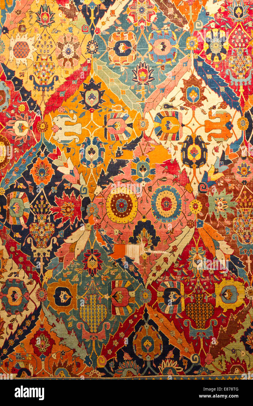 Traditional Turkish Carpet Stock Photo Alamy