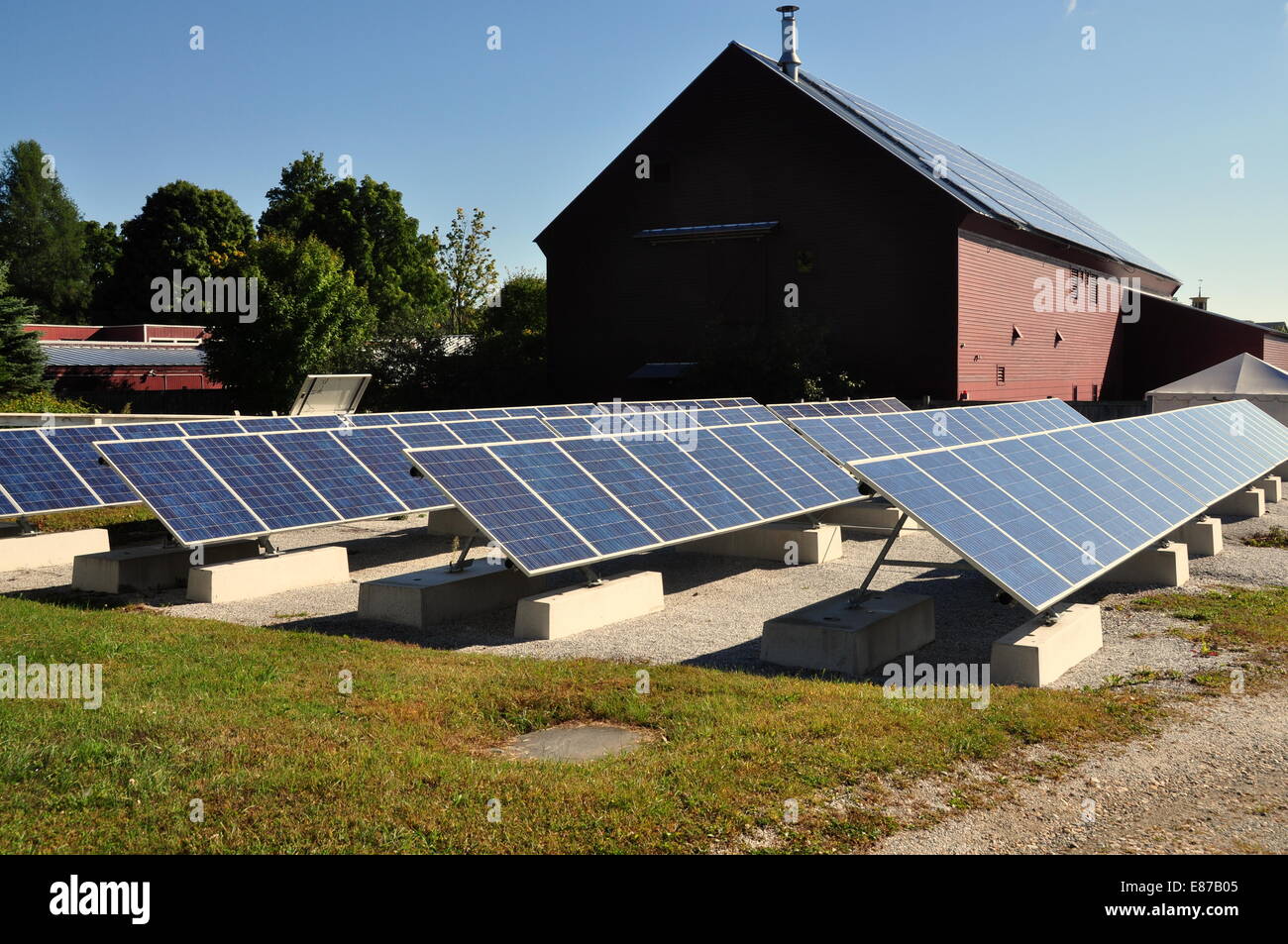 Solar panels village hires stock photography and images Alamy