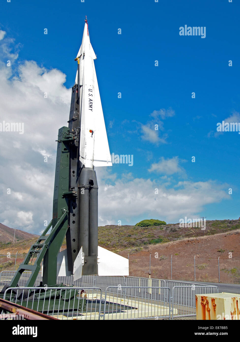 Nike Hercules Missile, Marin Headlands California, USA Stock Photo