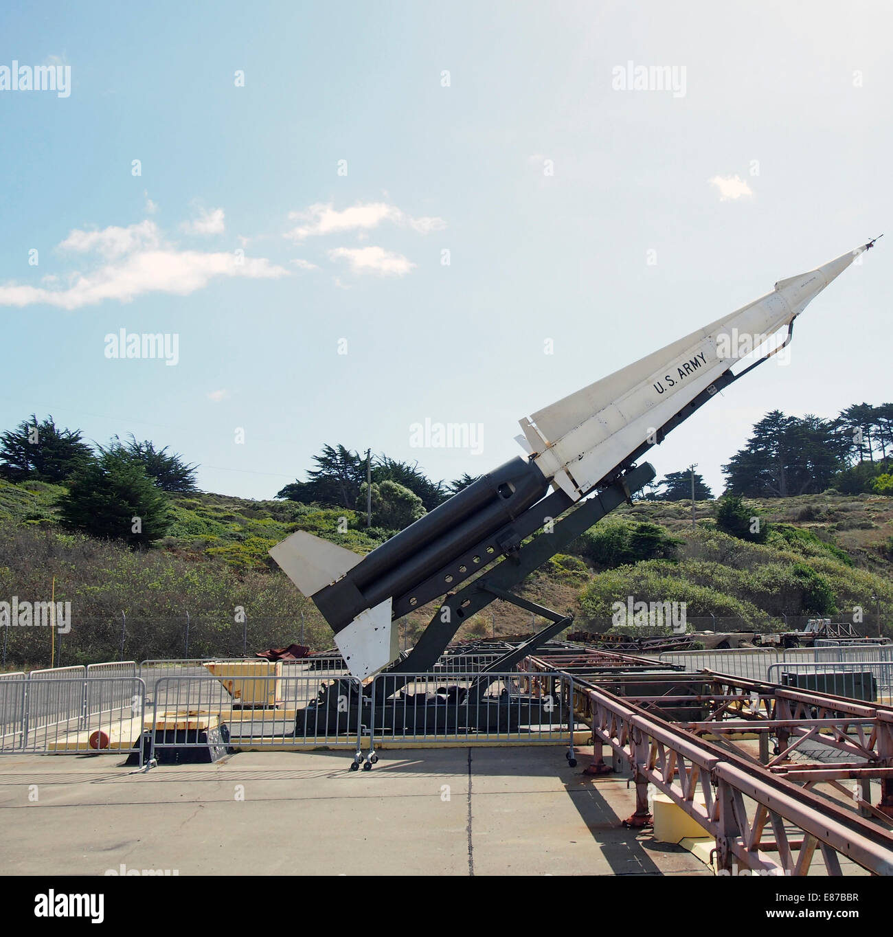 Nike Hercules Missile, Marin Headlands California, USA Stock Photo