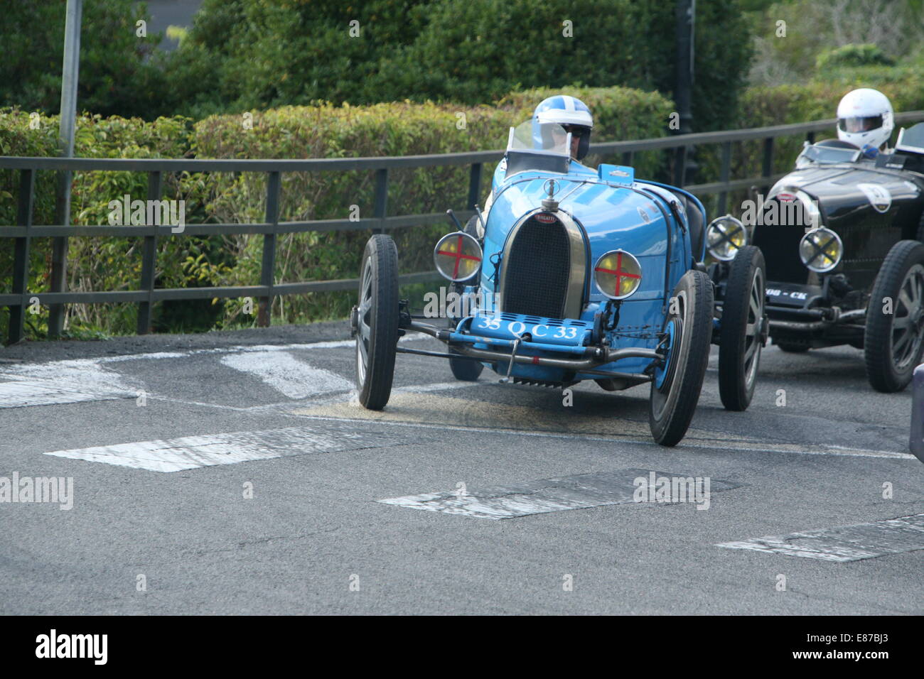 Cars racing at the Angouleme around the Ramparts race meeting 2014 at