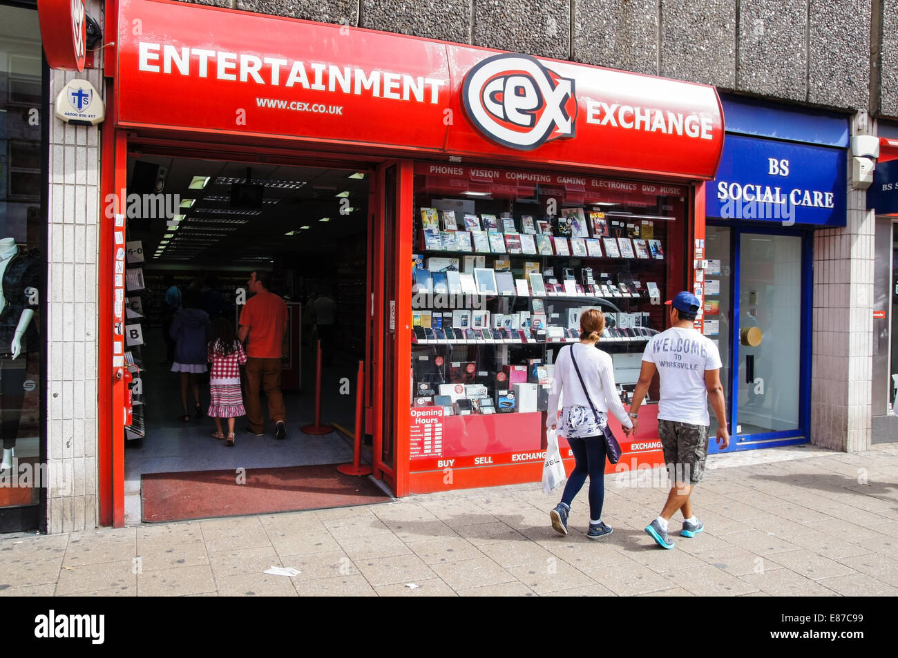 Entertainment Cex exchange store on Wood Green High Road, London England United Kingdom UK Stock Photo