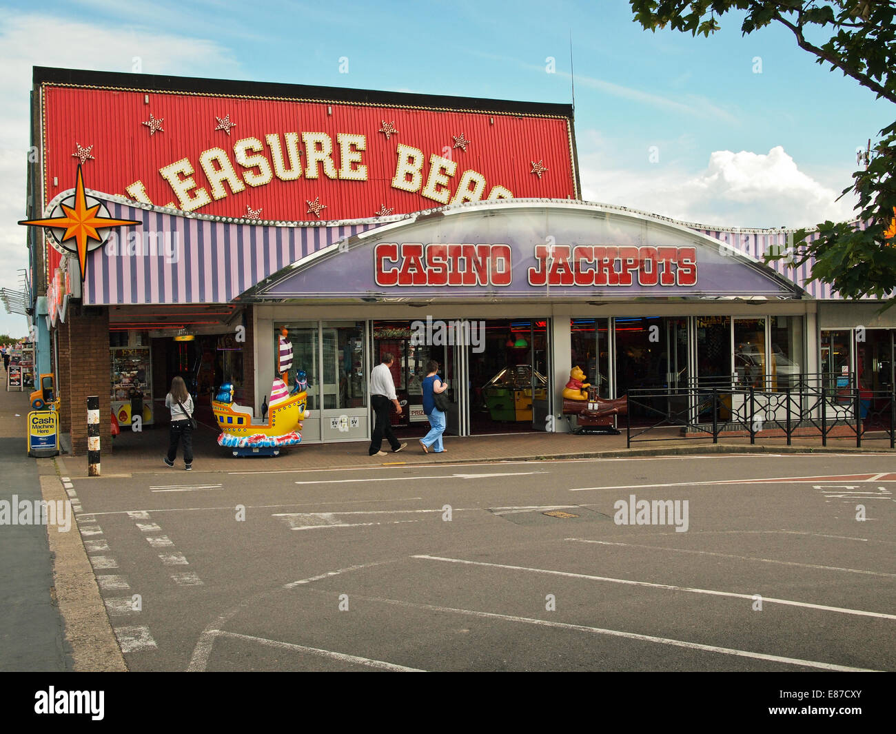 Pleasure Beach in Skegness Norfolk UK Stock Photo