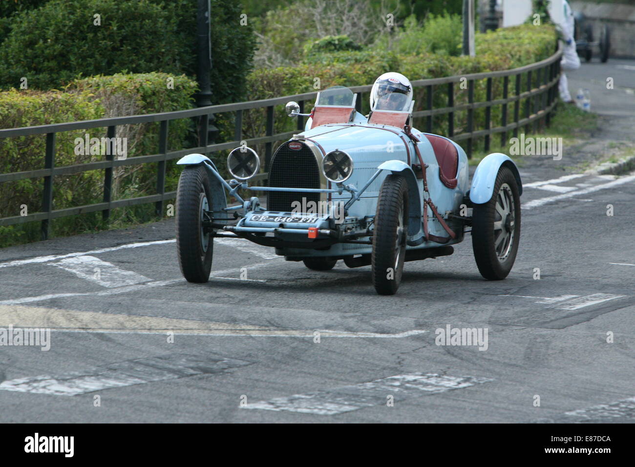 Cars racing at the Angouleme around the Ramparts race meeting 2014 at