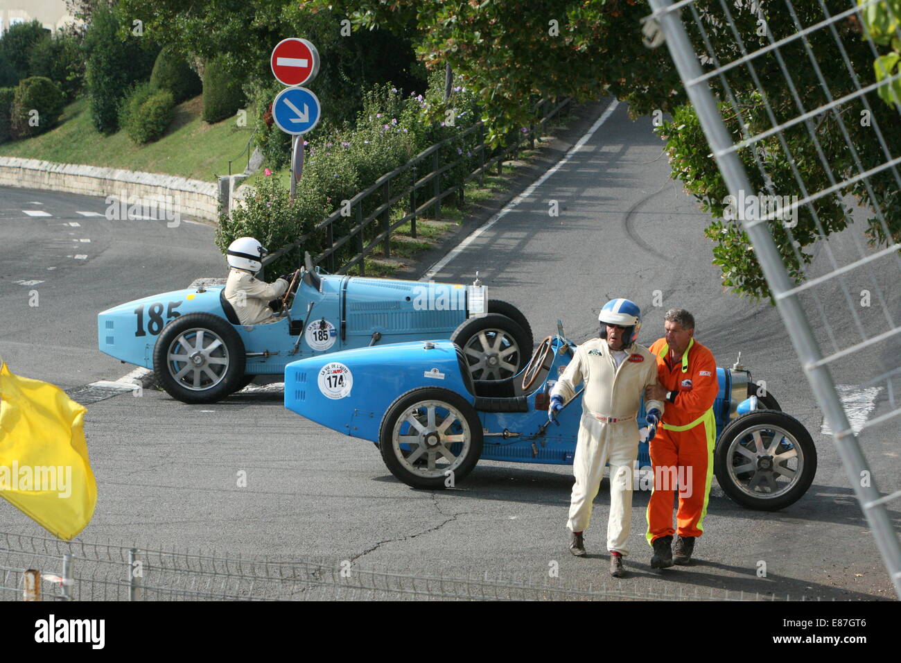 Cars racing at the Angouleme around the Ramparts race meeting 2014 at ...