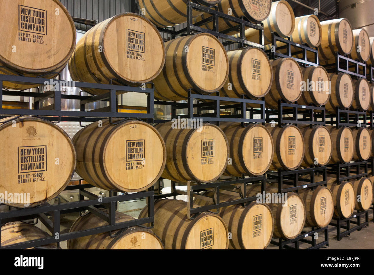 New York distilling company in Brooklyn NYC Stock Photo Alamy