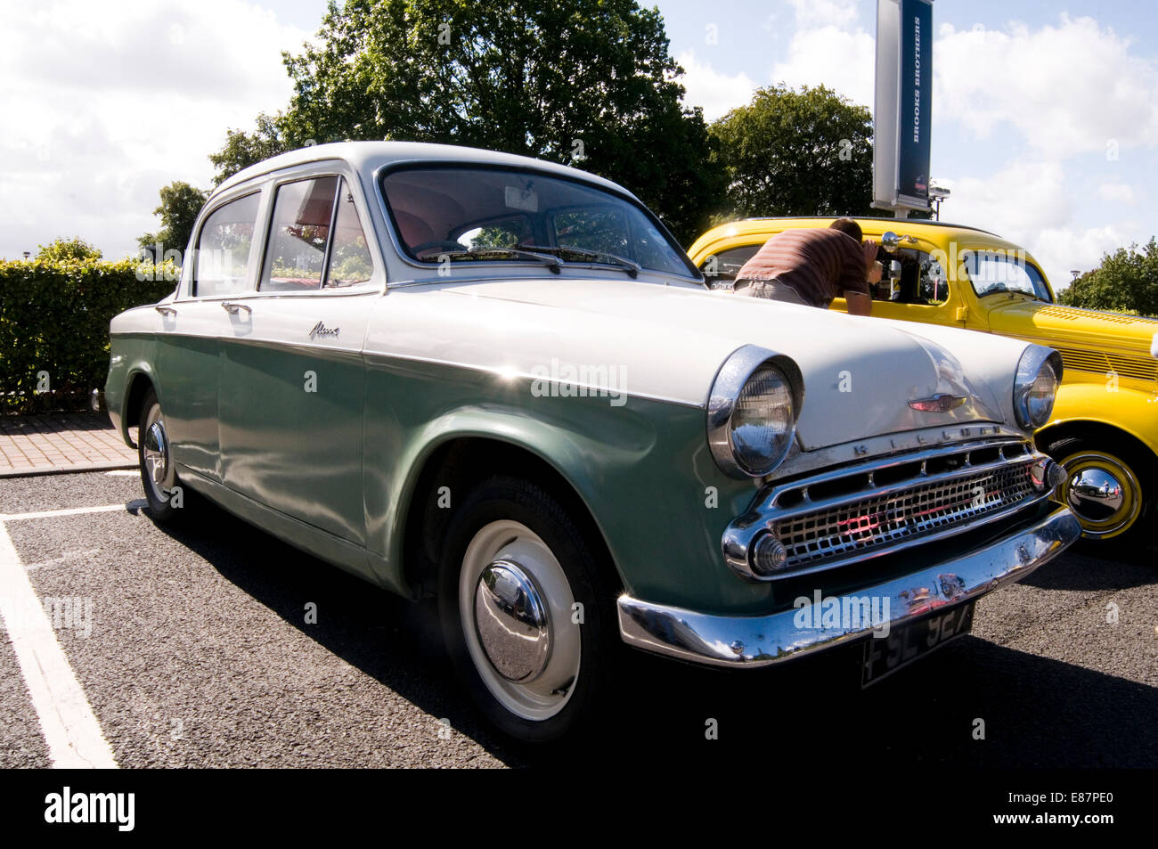 hillman minx classic car cars english saloon Stock Photo