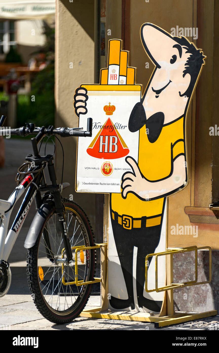 Bicycle Stand With The HB M nnchen Advertising Character HB Brand Of Bicycle Stand With The HB M nnchen Advertising Character HB Brand Of