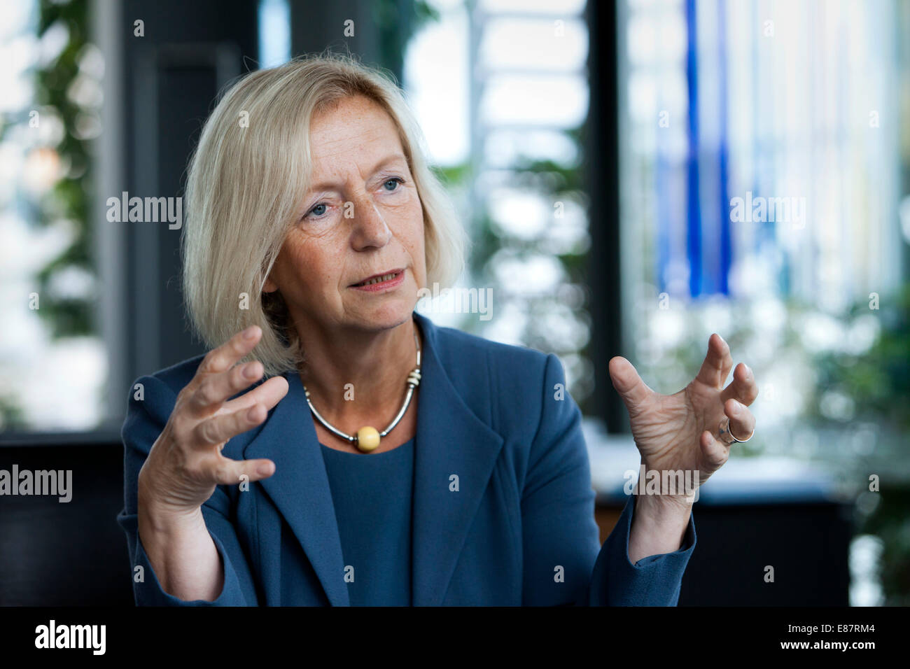 Johanna Wanka, Federal Minister for Education and Research, Berlin, Germany Stock Photo