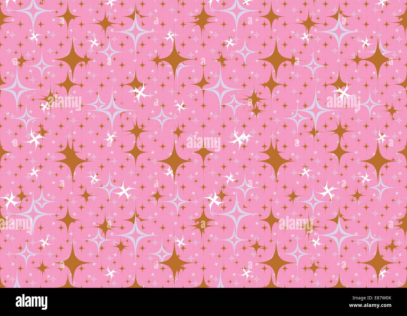 Vector illustration of pink stars retro abstract Background Stock ...