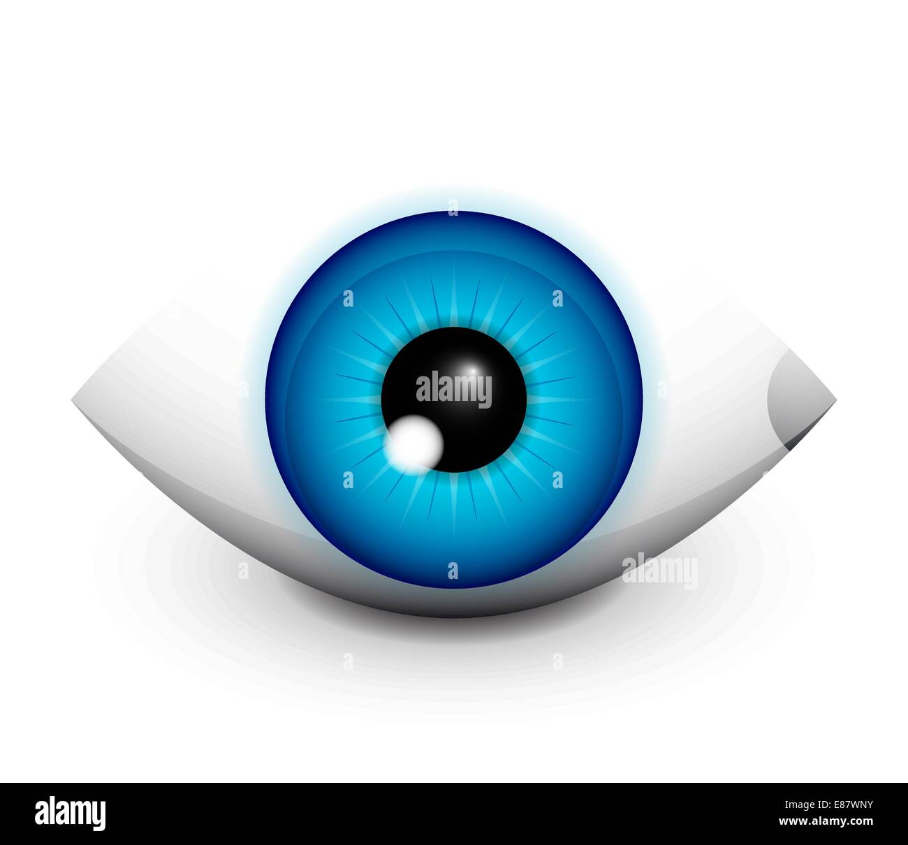 Hi-tech eye concept icon design Stock Vector