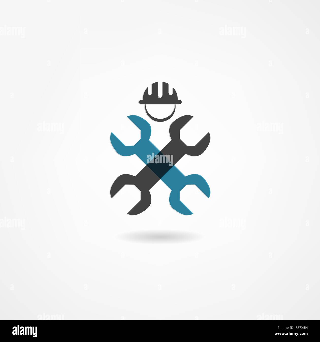 Engineer cap silhouette black hi-res stock photography and images - Alamy