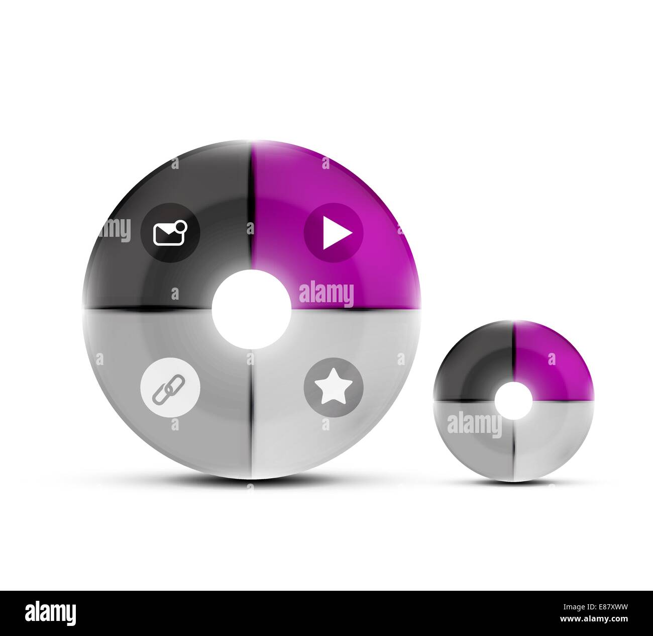 Modern circles design template Stock Vector Image &amp; Art - Alamy