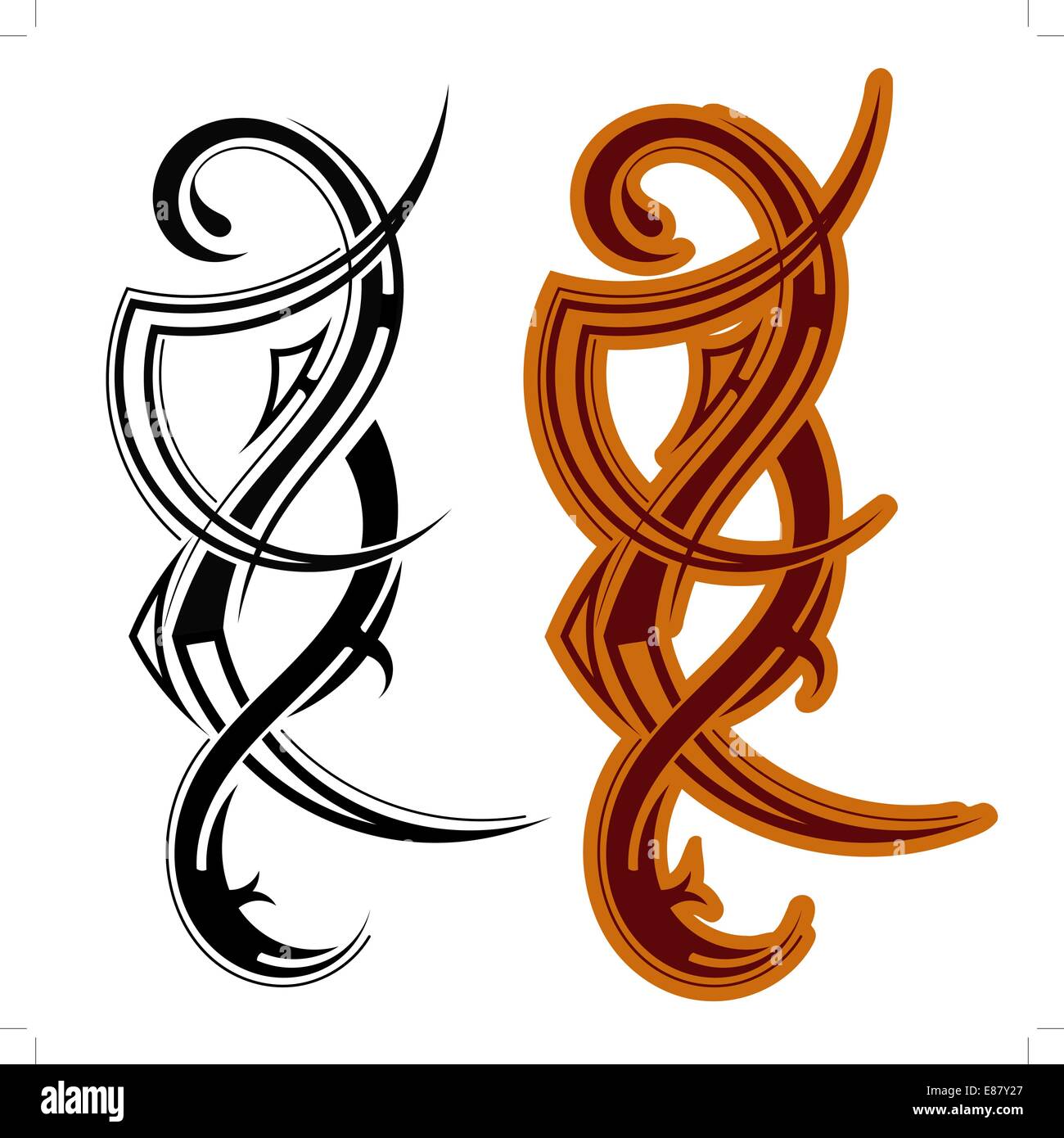 Indigenous tattoo design hi-res stock photography and images - Alamy