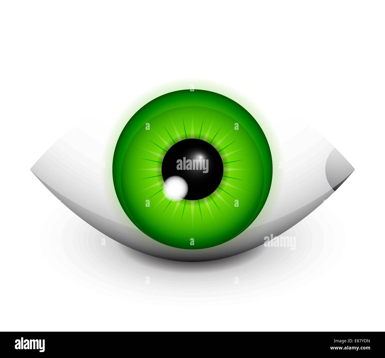 Hi-tech eye concept icon design Stock Vector