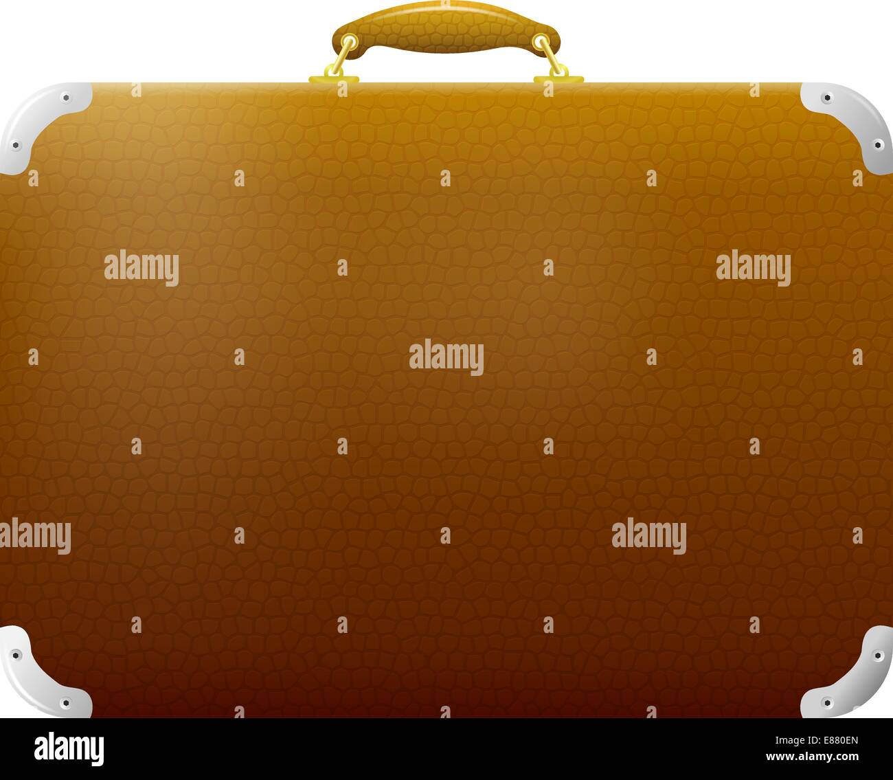 Yellow leather suitcase Stock Vector Image & Art Alamy