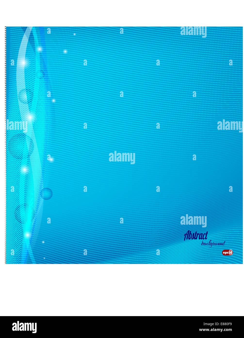 Abstract blue background with wave Stock Vector Image & Art - Alamy