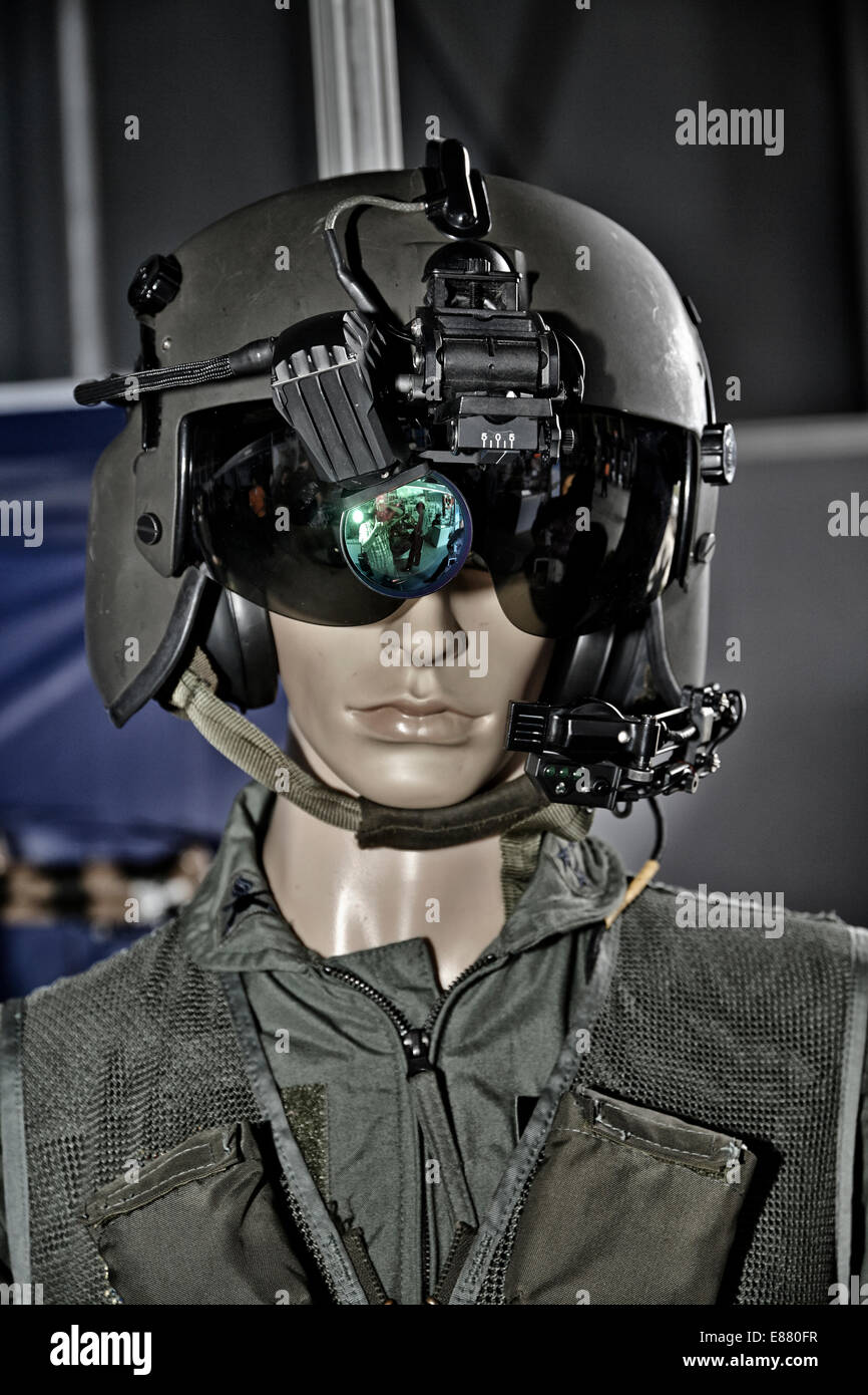 Night vision military technology on display at a Thailand Army Sea Air Rescue (Sarex) display. Thailand S. E. Asia Stock Photo