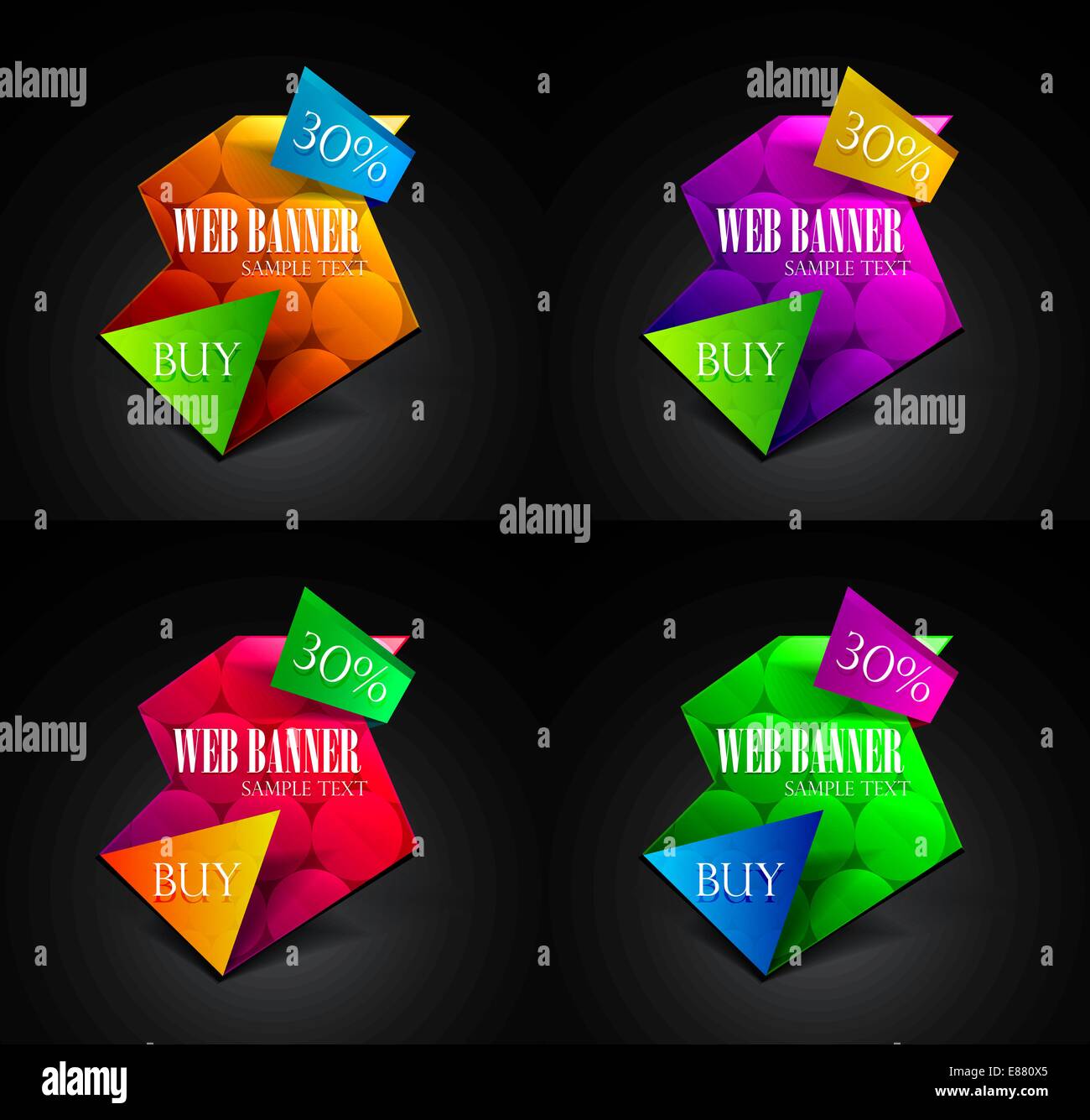 Colorful web Stock Vector Images - Alamy